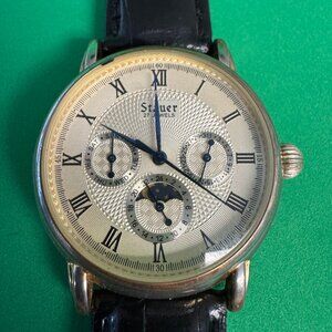 Stauer 20193 Men’s 27 Jewels Skeleton Automatic Watch Runs Great stylish - 08